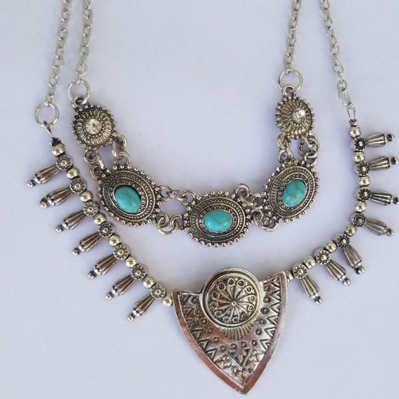 ❤Boho vintage Stone choker Neckalces❤ - Picture 7 of 8